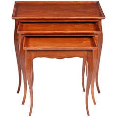 Trio of Louis XV Style Nesting Tables