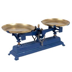 Antique French Blue Scale