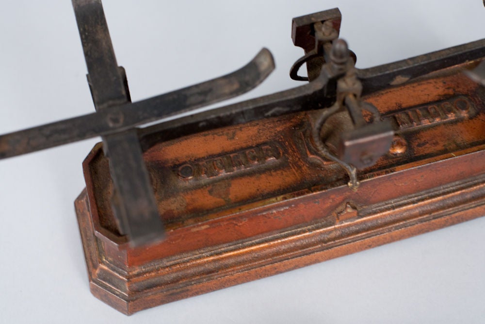 French Apothecary Metal Scale 1