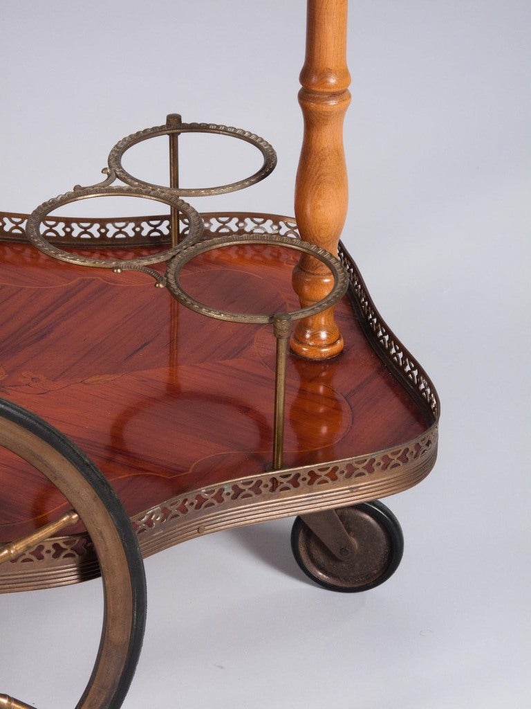 French 1900's Marquetry Serving Table 4