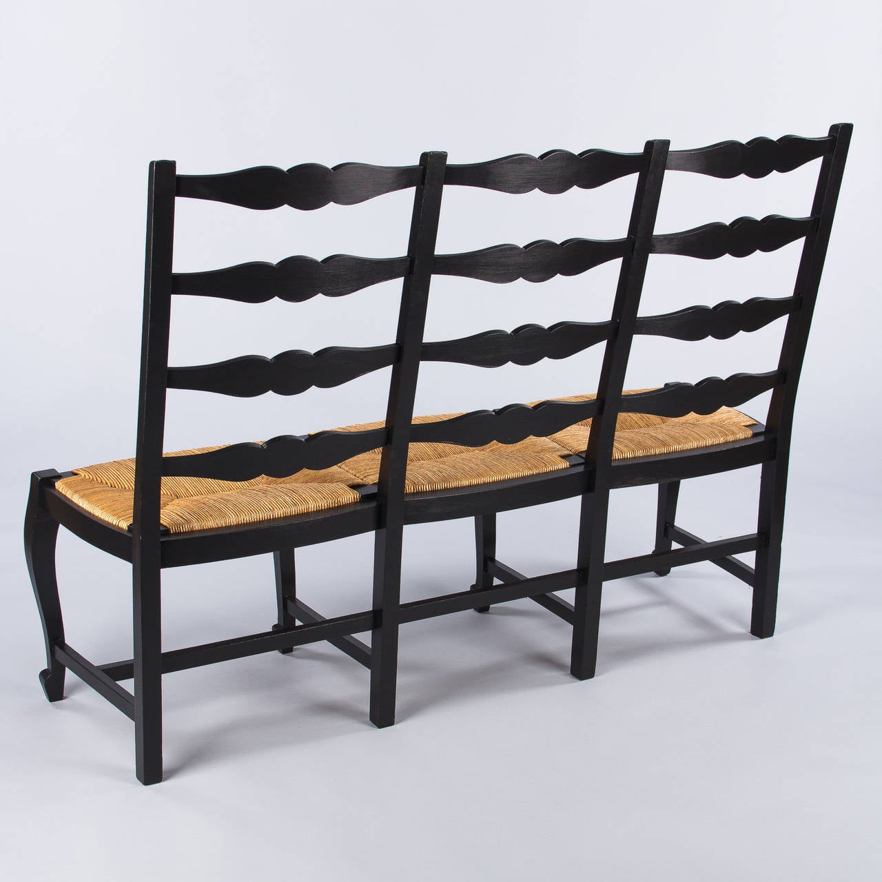 A typical three-seat bench from Provence called 