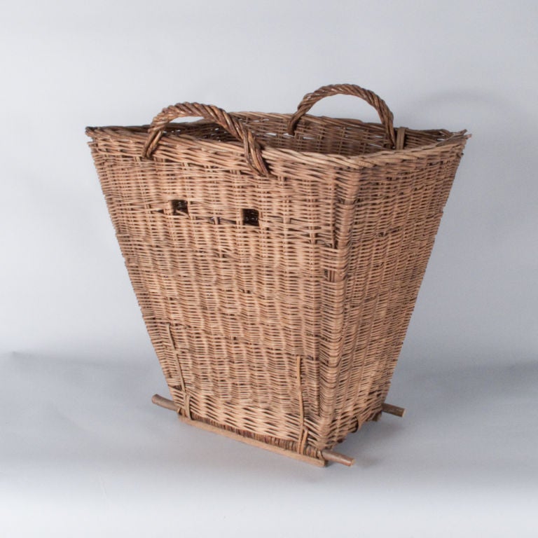 Folk Art French Harvest Basket