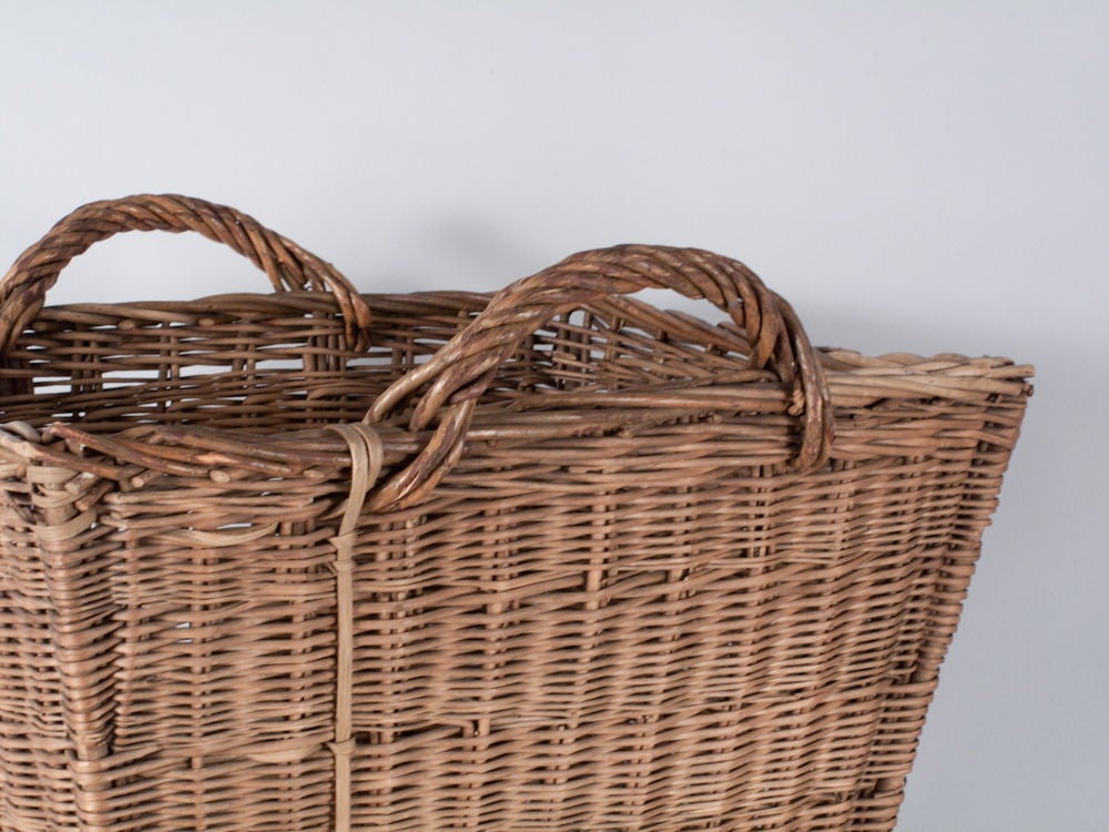 20th Century French Harvest Basket