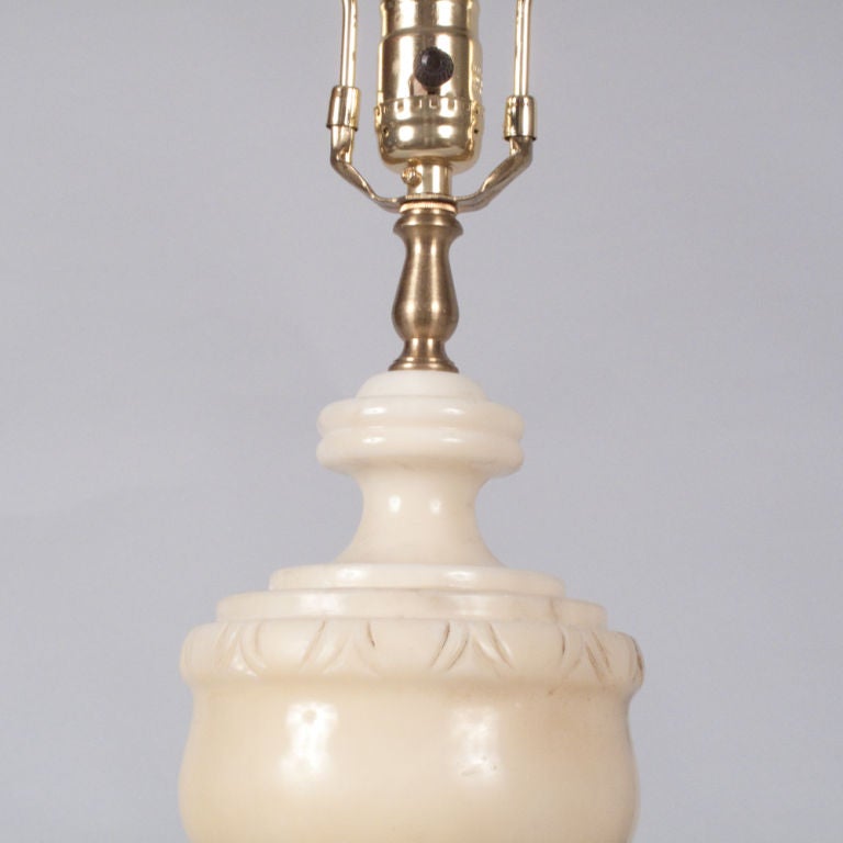 Mid-20th Century French Marble Table Lamp