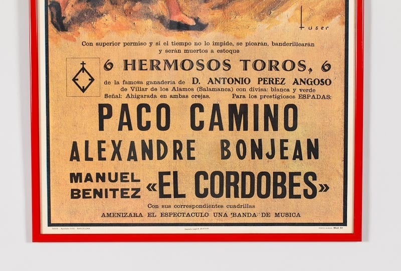 bull fighting posters