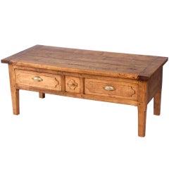 Antique Country French Farm Coffee Table