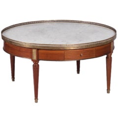 Antique French Louis XVI Style "Bouillotte" Coffee Table