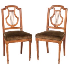 Antique Pair of Louis XVI Style Chairs
