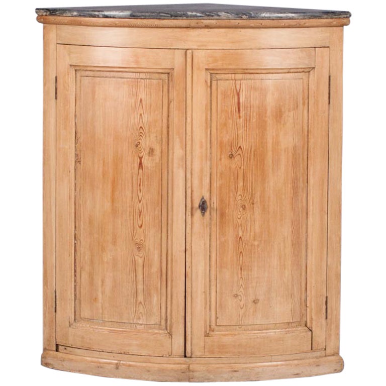 Country French Corner Cabinet