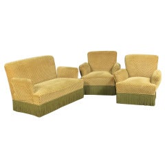 French 1940s 3-Piece Salon
