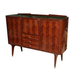 An Italian Modern Rosewood Bar Cabinet/Buffet, Dassi