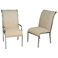 A Set of 12 Milo Baughman for DIA Dining Chairs