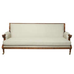 A Fine Andre Arbus Fruitwood Settee, France