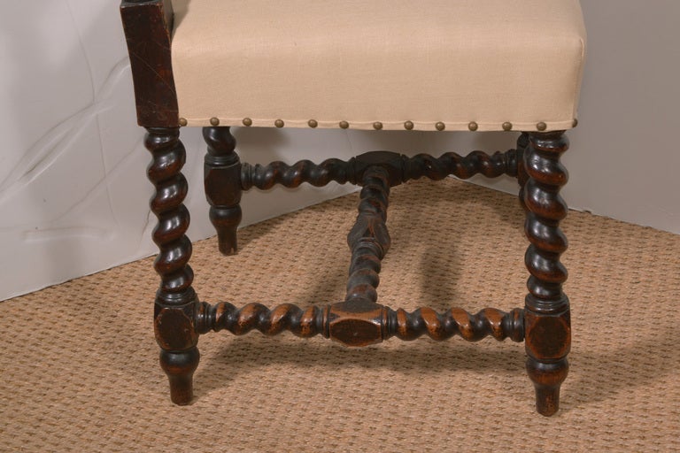 19th Century Set of 8 Tuscan Side Chairs For Sale