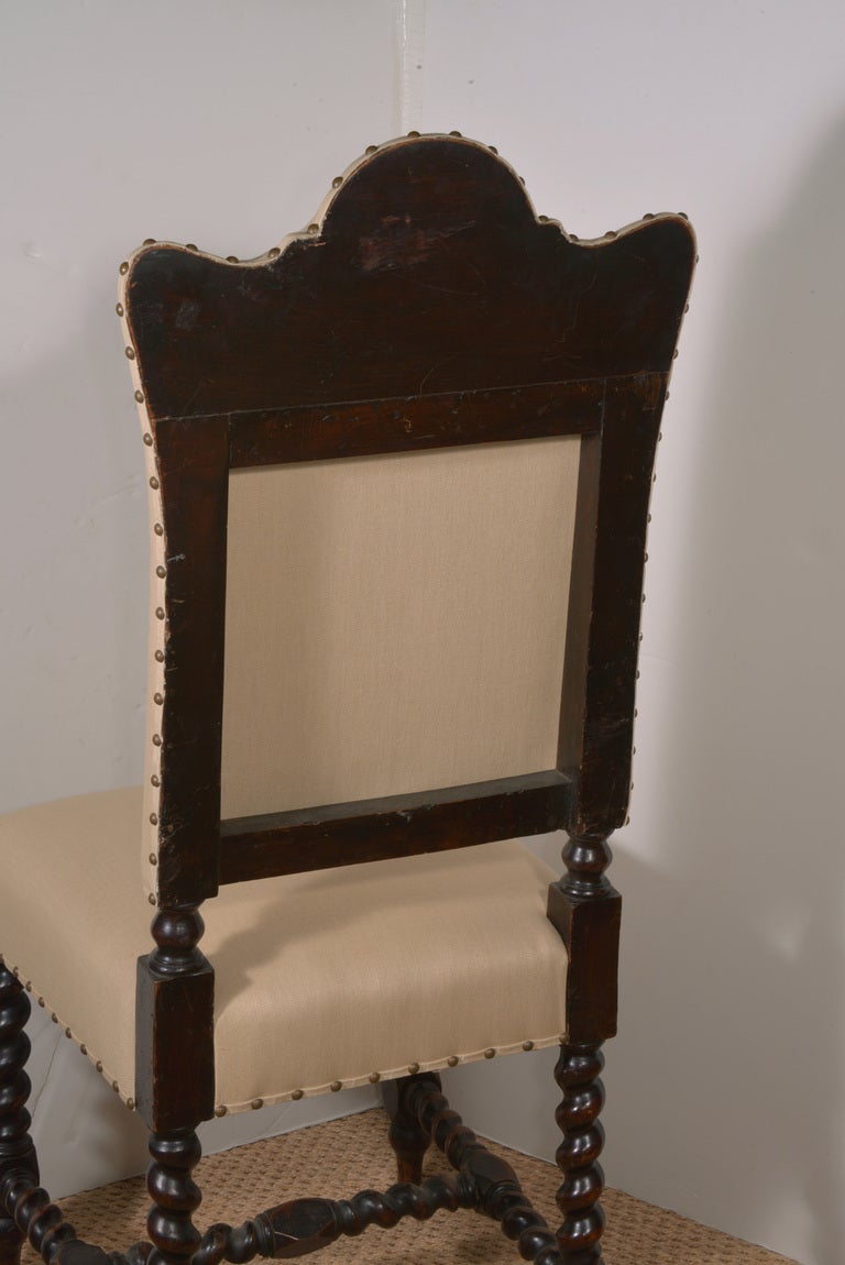 Set of 8 Tuscan Side Chairs For Sale 1