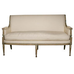 18th c French Period Directoire Settee