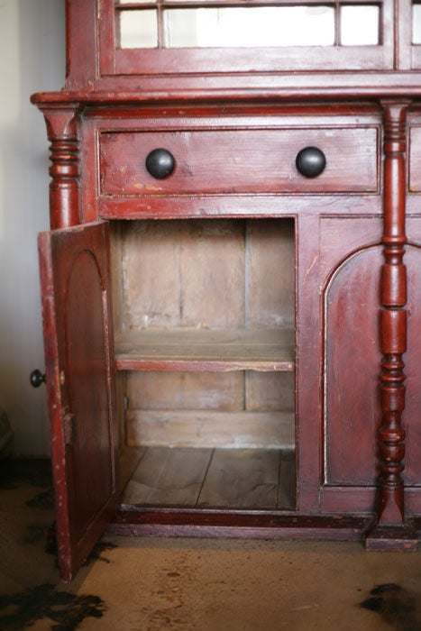 19th c Painted cupboard from Ontario 2