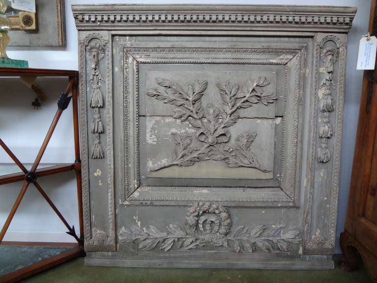 19th Century French Carved Boiserie Panel 2