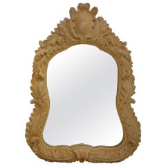 Serge Roche Inspired Plaster Shield Mirror 9