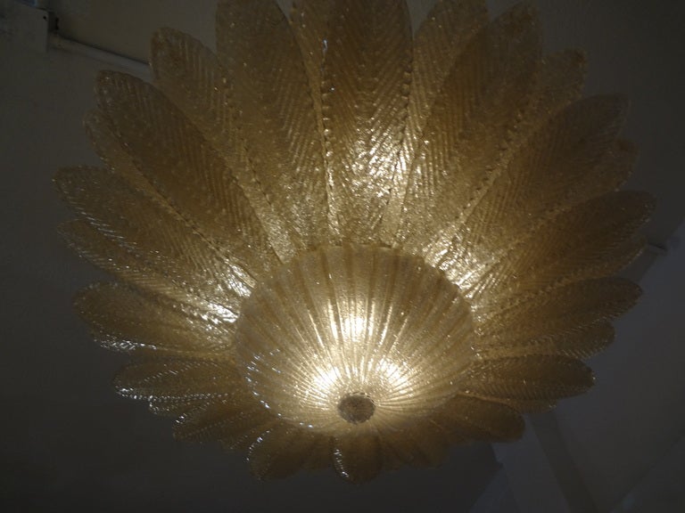 Exceptional Barovier Murano Glass Chandelier from the 70's.