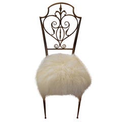 Italian Brass Chiavari Chair