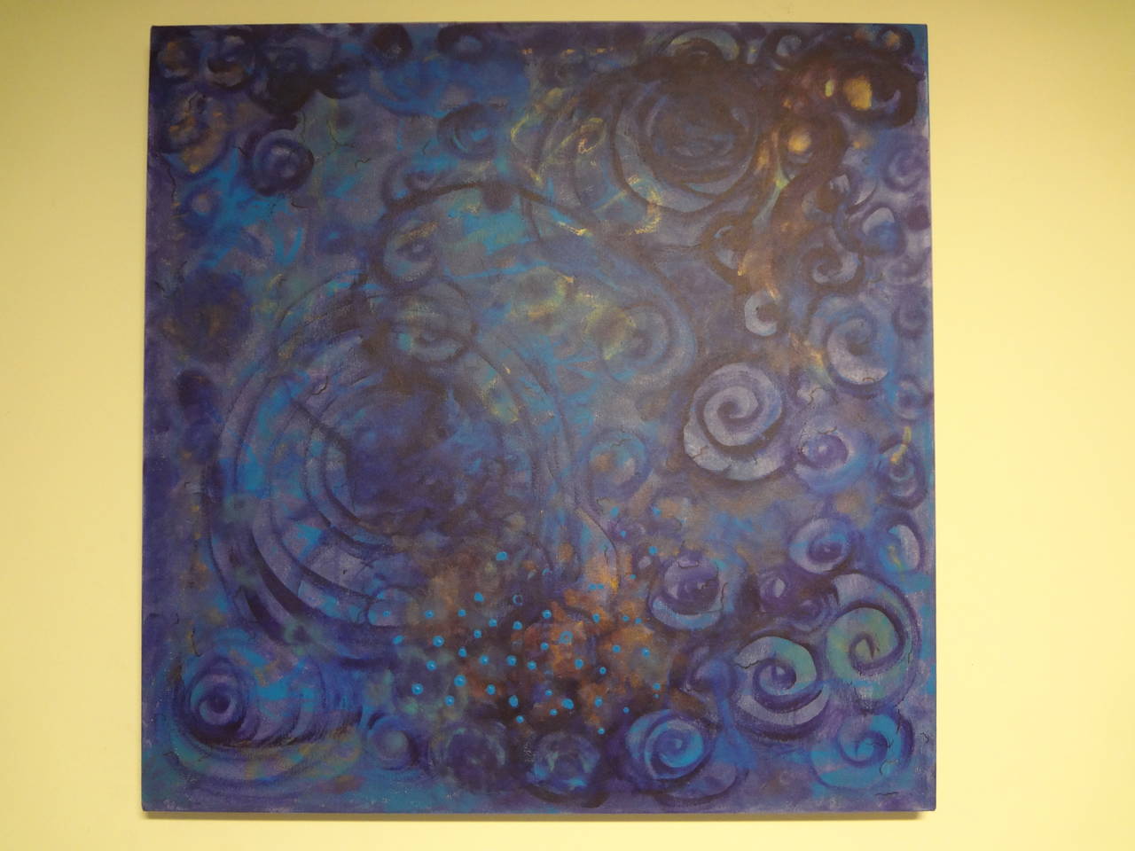 Contemporary Abstract Acrylic Painting on Canvas