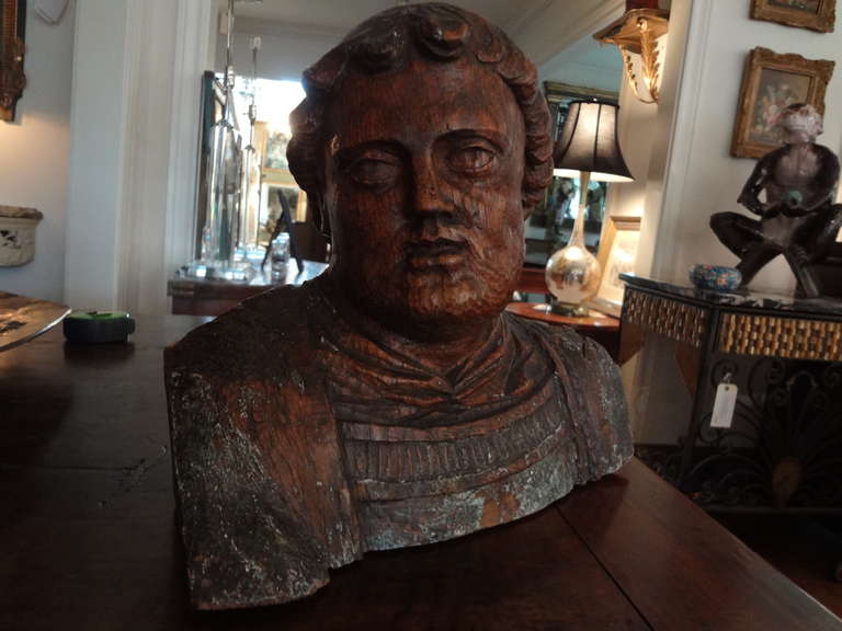 Well Carved Italian Walnut Bust or Head Sculpture.

Please click KIRBY ANTIQUES logo below to view additional pieces from our vast inventory.
