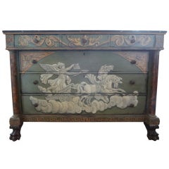 Antique French Neoclassical Style Painted Commode 5