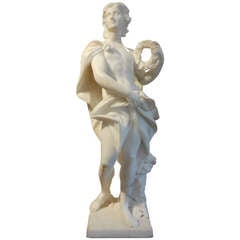 19th Century Italian Marble Sculpture of Apollo