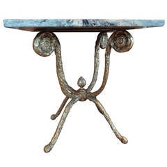 Italian Gilt Bronze Center Table with Marble Top 2