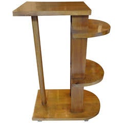 Jacques Adnet Style French Art Deco Geometric Table, Circa. 1930 7