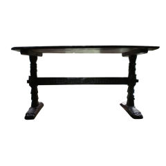 17th Century Italian Walnut Trestle Table