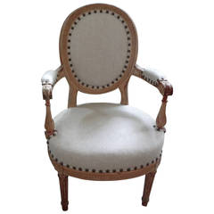 19th Century French Louis XVI Style Children's Fauteuil (Armchair)