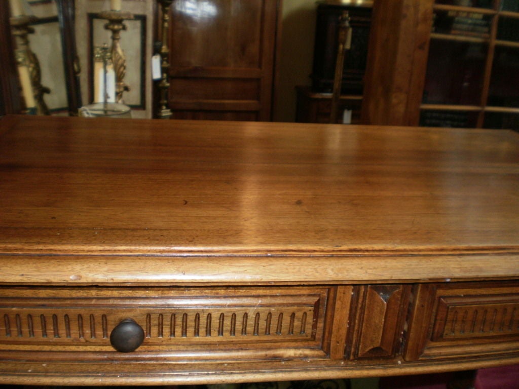 19th Century French Louis XIV Style Walnut Desk Or Table 5