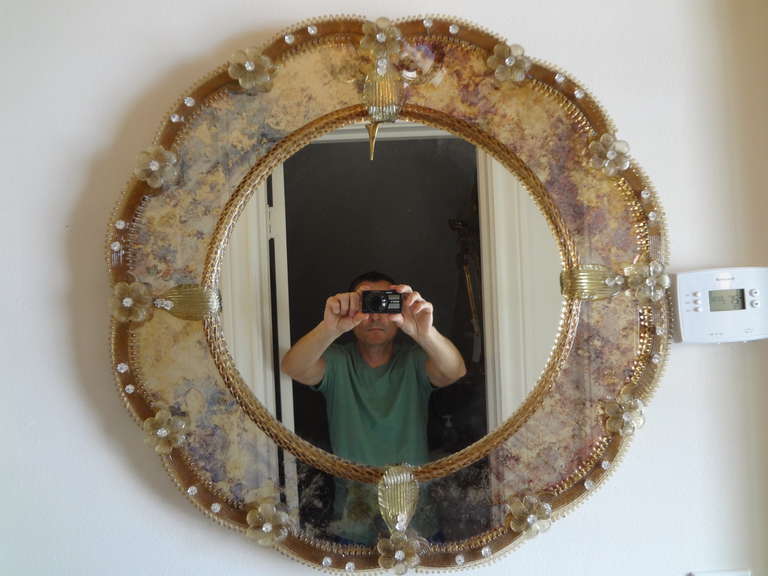 Versatile Round Venetian Mirror