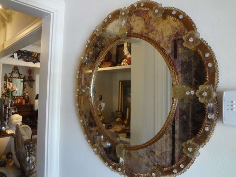 Round Venetian Mirror 1