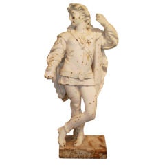Antique Cast Iron Garden Cavalier Statue 4