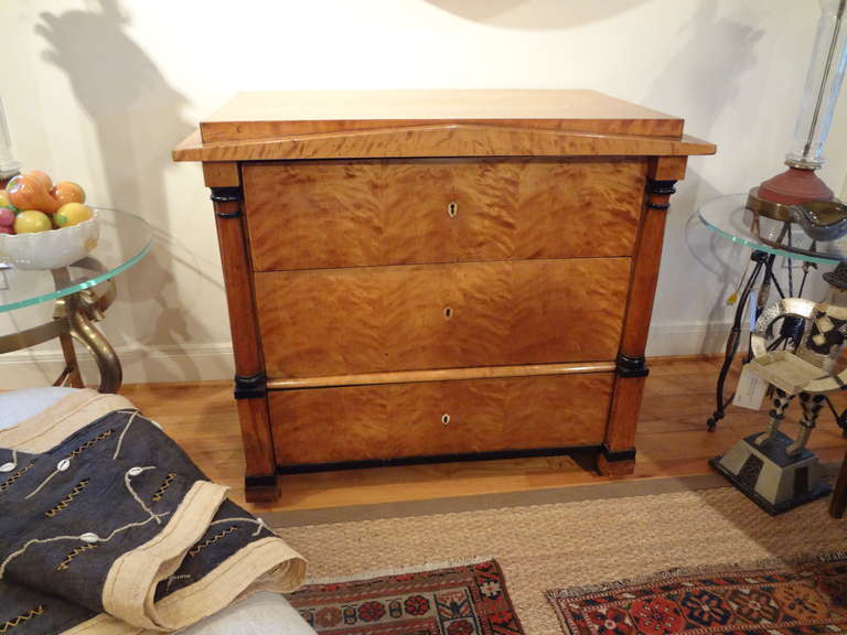 Period Biedermeier Chest of Drawers or Commode For Sale 2