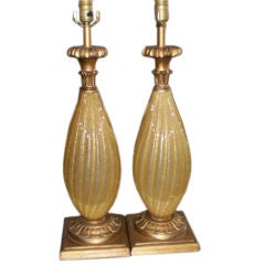 Pair of Murano Glass Lamps 6