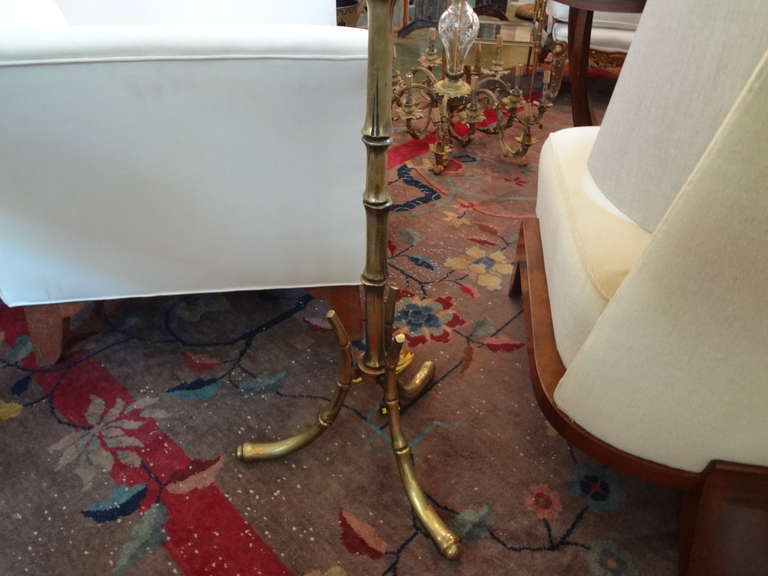 French Maison Baguès Attributed Bronze Floor Lamp 2