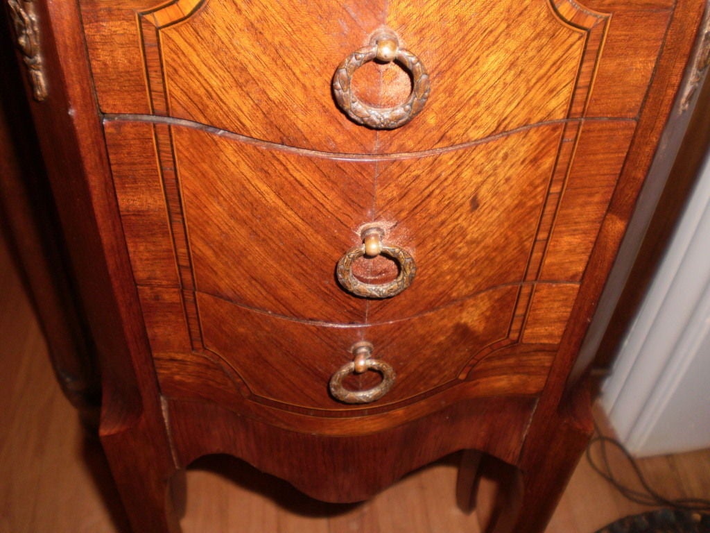 French Louis XVI Style Chest or Nightstand In Good Condition In Houston, TX