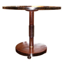Handsome French Art Deco  Palissander Gueridon