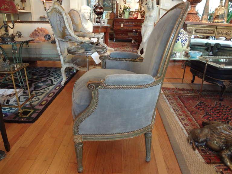19th Century French Louis XVI Style Bergere 1