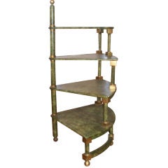 Vintage ITALIAN "LIBRARY STAIRS" ETAGERE