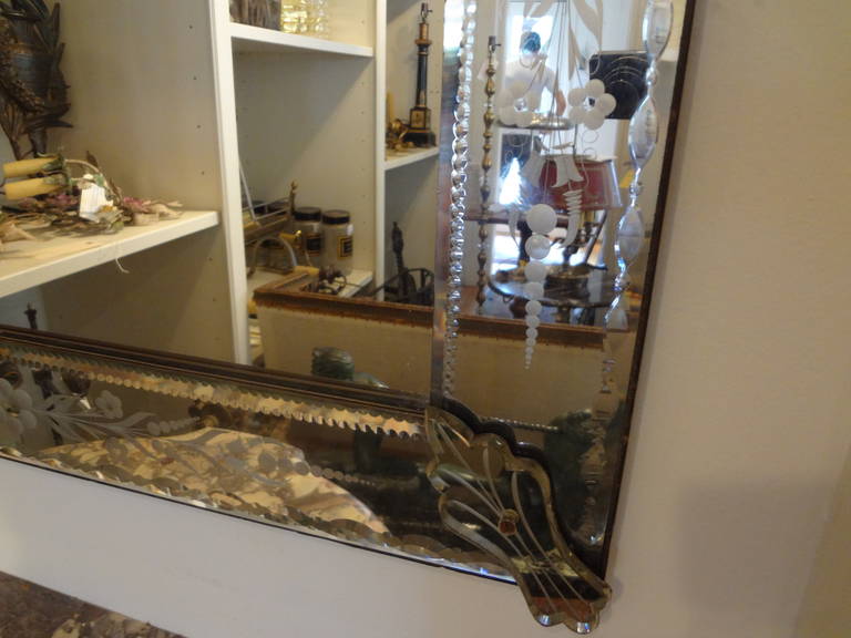 Mid-20th Century Venetian Mirror from the 1940s