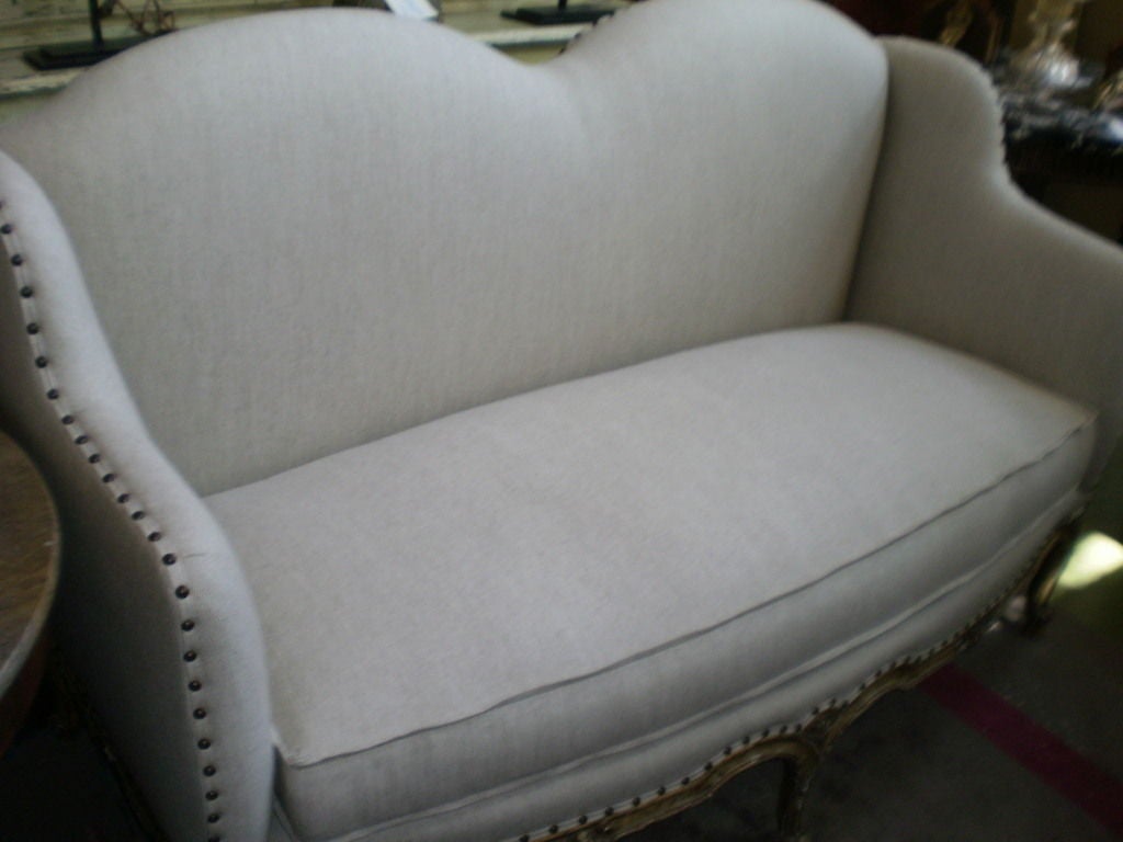 19th Century Venetian Upholstered Canape 1
