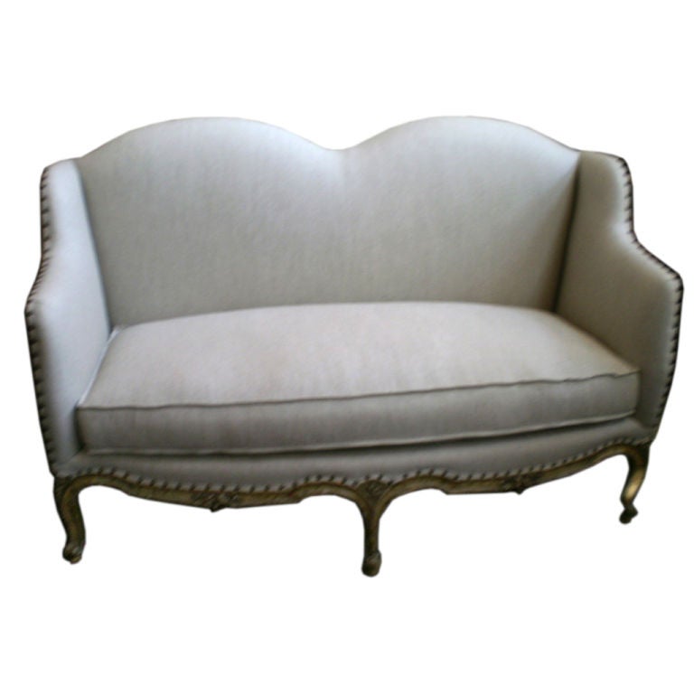 19th Century Venetian Upholstered Canape