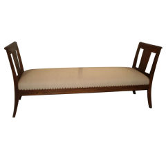 French Louis Philippe Walnut Day Bed/bench