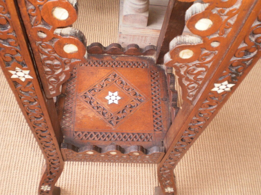 20th Century Moroccan or Syrian Moorish Style Table