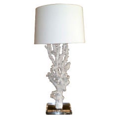 Octopus Coral Lamp On Acrylic Base